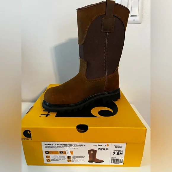 Carhartt Women’s Brown Work Boots - Picture 2 of 12